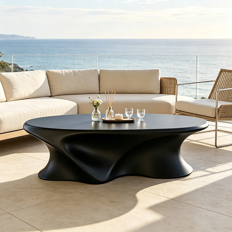 Table basse commerciale en FRP