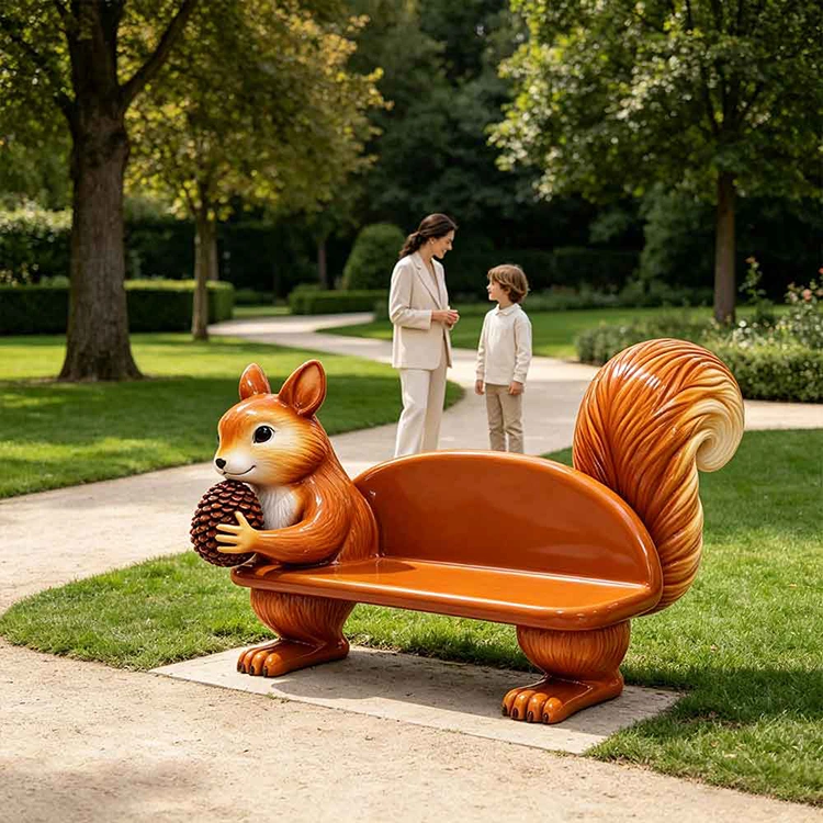 Banc d'écureuil FRP personnalisé