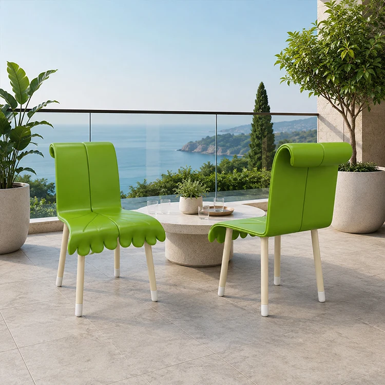 Chaise de salle à manger commerciale en feuille FRP